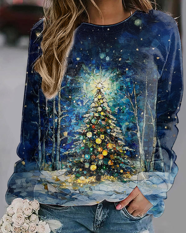Maglia Con Stampa Natalizia 🎄