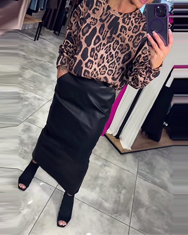 Maglia Leopard Natasha ✨