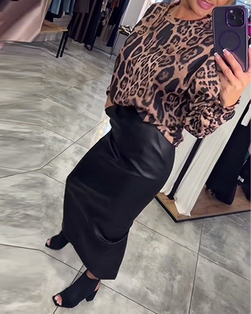 Maglia Leopard Natasha ✨