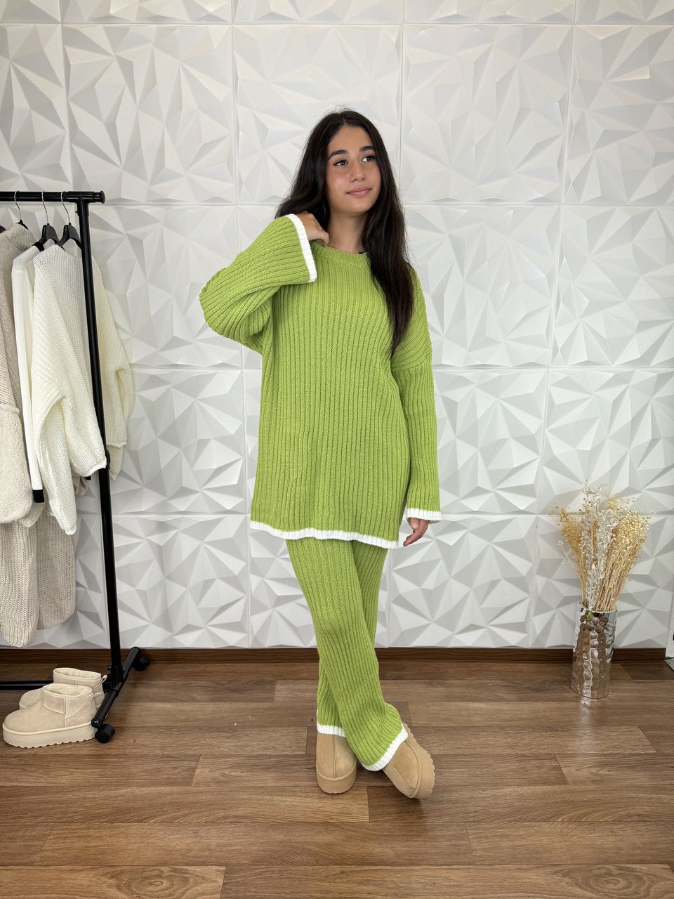 Set Aylin Misto lana e cotone (calzata regolare)