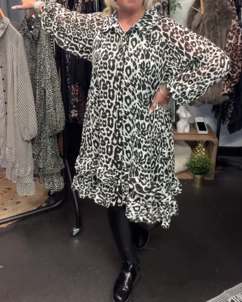Camicione Leopard Black ✨