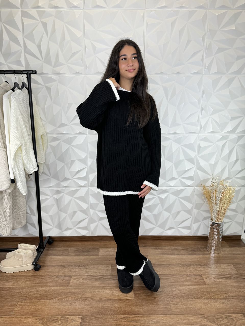 Set Aylin Misto lana e cotone (calzata regolare)