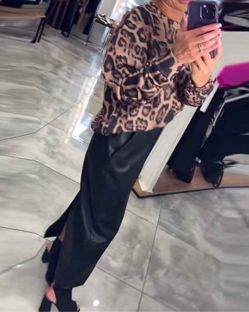 Maglia Leopard Natasha ✨