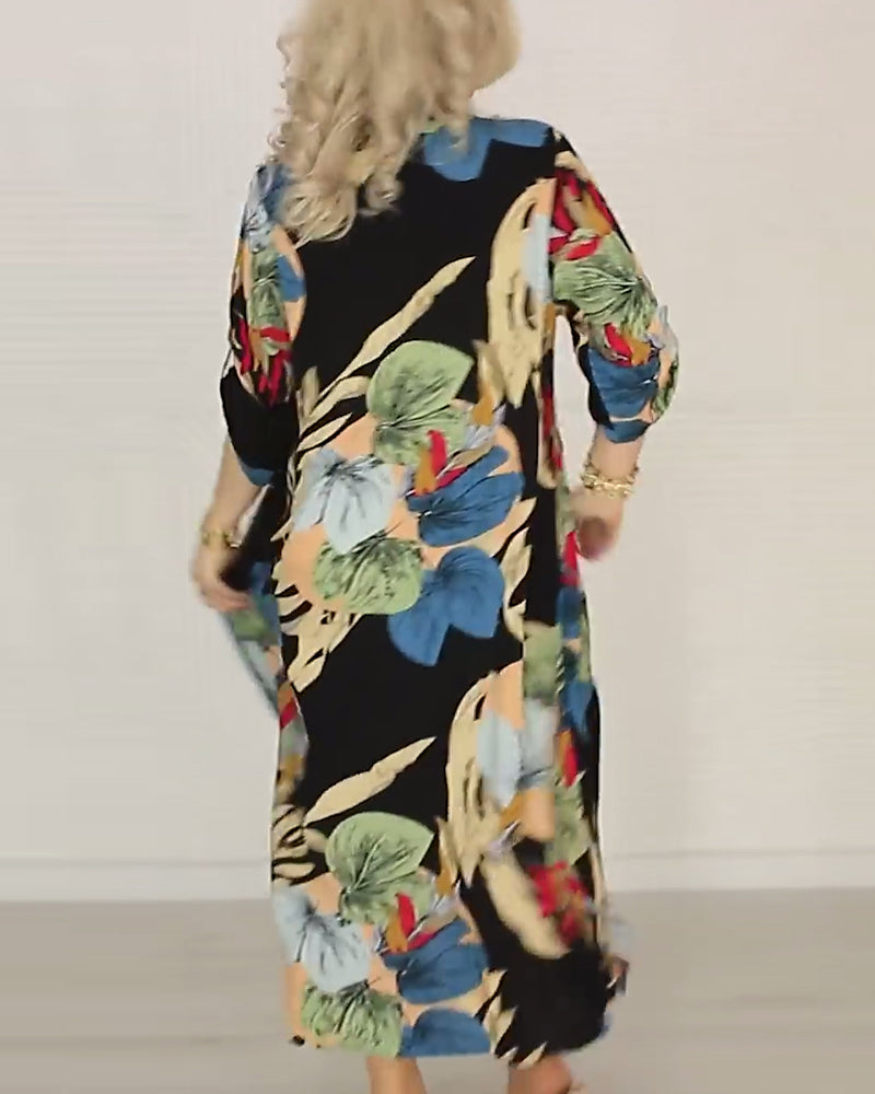 Vestito Uranio Multicolor Floreale