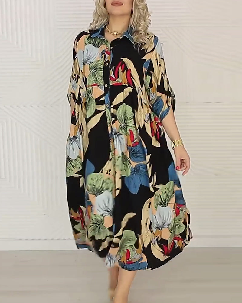 Vestito Uranio Multicolor Floreale