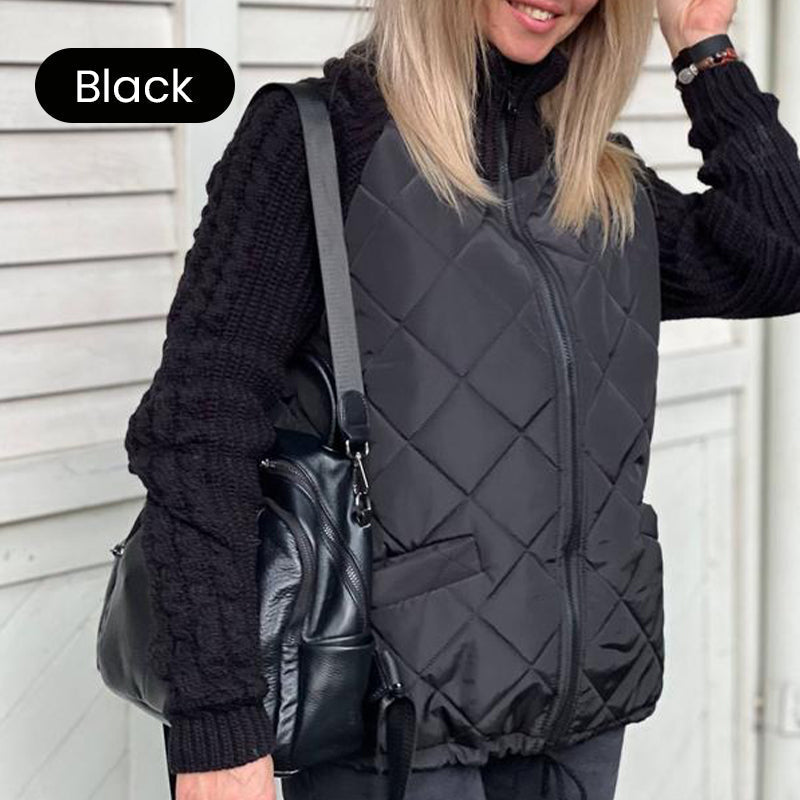 Giacca Patchwork Donna Maglia Inverno