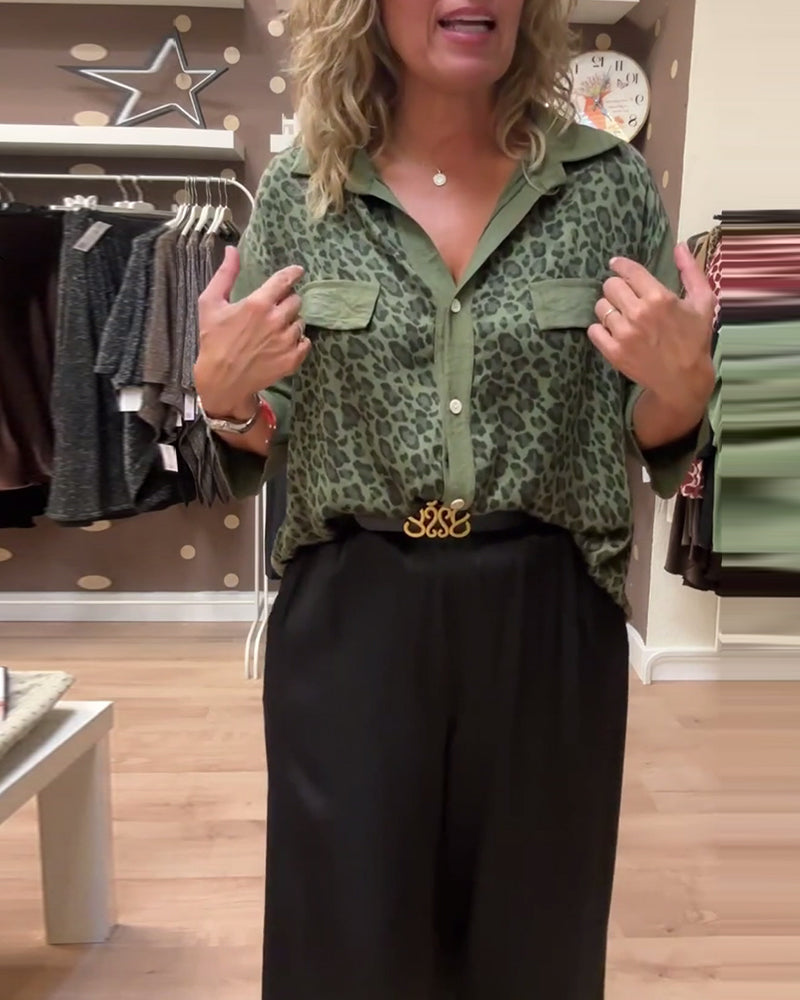 Camicia Leopard Green 💚