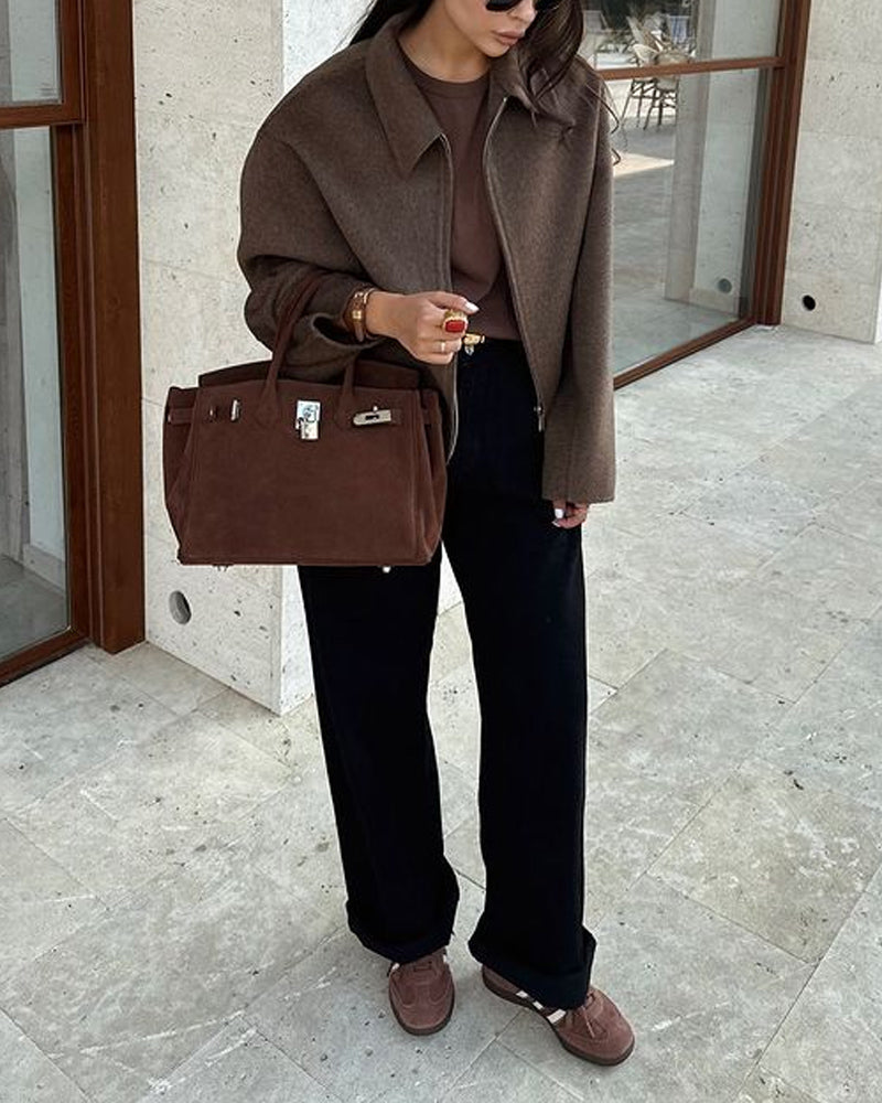 Giacca corta con Zip ✨