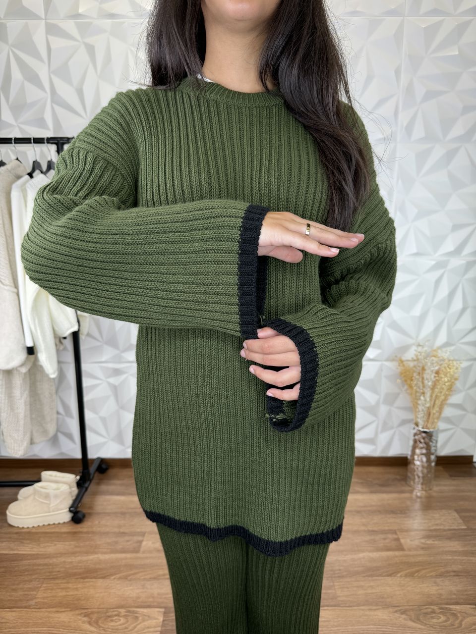 Set Aylin Misto lana e cotone (calzata regolare)